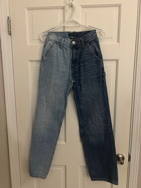 Aeropostale Men's Two-Tone Blue Straight Jeans